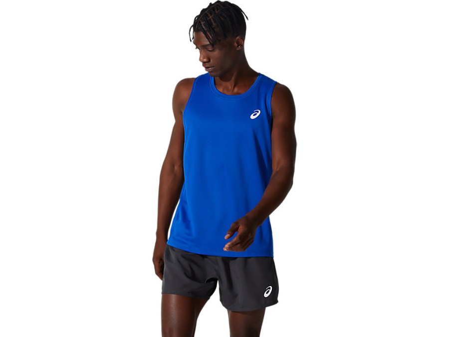 Asics SILVER SINGLET Asics Blue