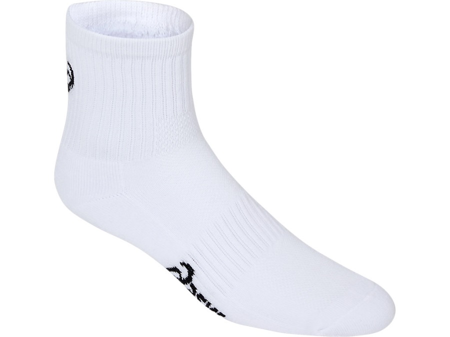 Asics Triple White PACE QTR SOCK