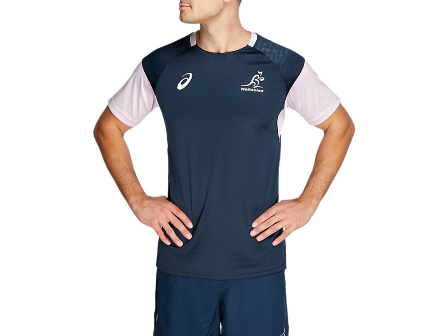 Asics WALLABIES TRAINING TEE French Blue