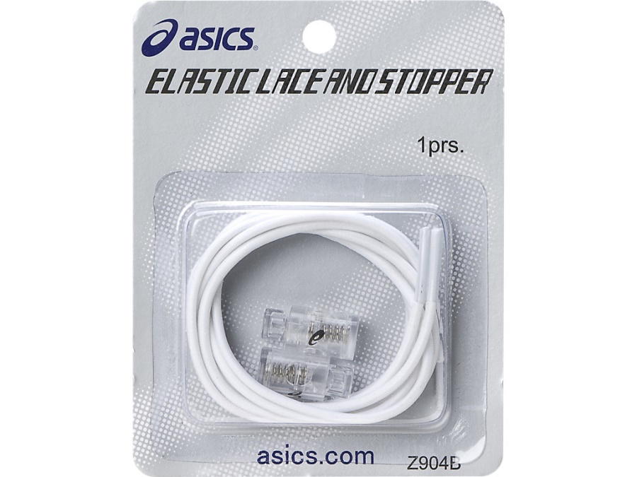 Asics White ASICS ELASTIC LACE AND STOPPER