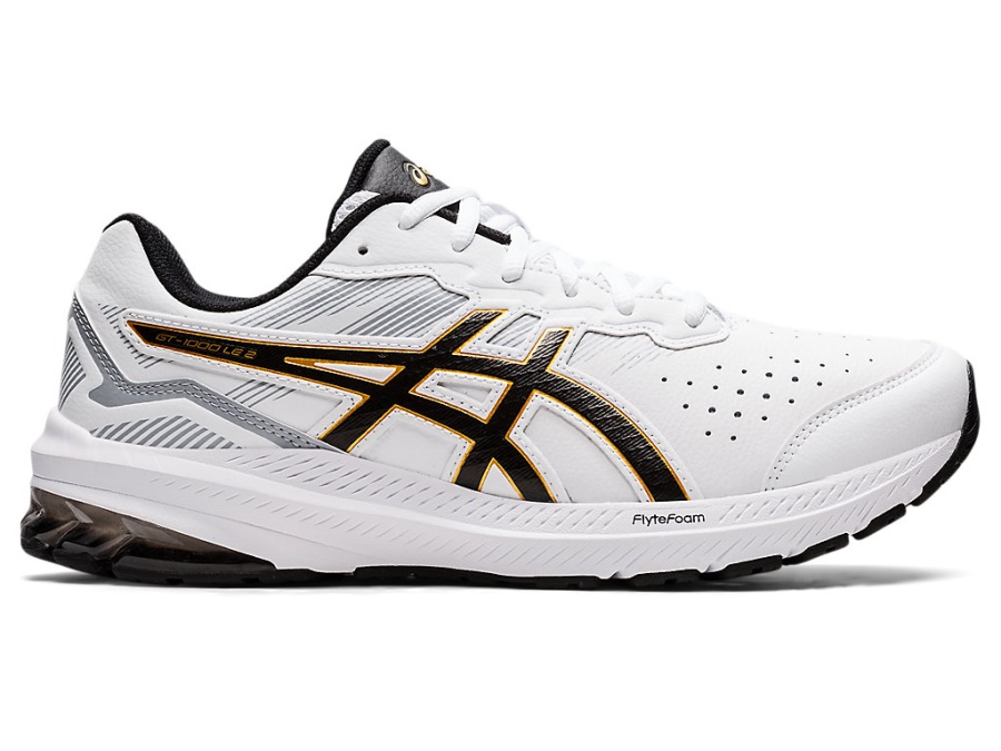 Asics White-Black GT-1000 LEATHER 2 (4E EXTRA WIDE)