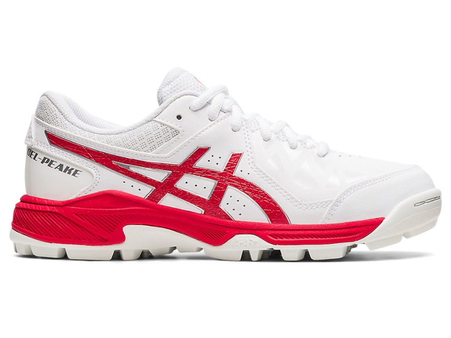 Asics White-Electric Red GEL-PEAKE GS