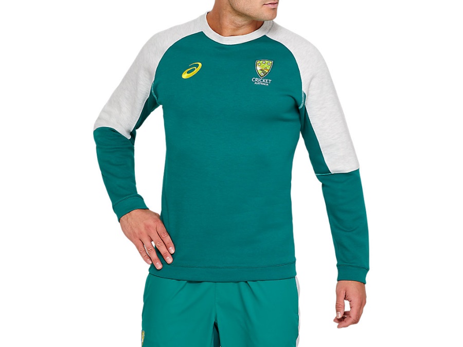 CRICKET AUSTRALIA CREW FLEECE Jungle Asics