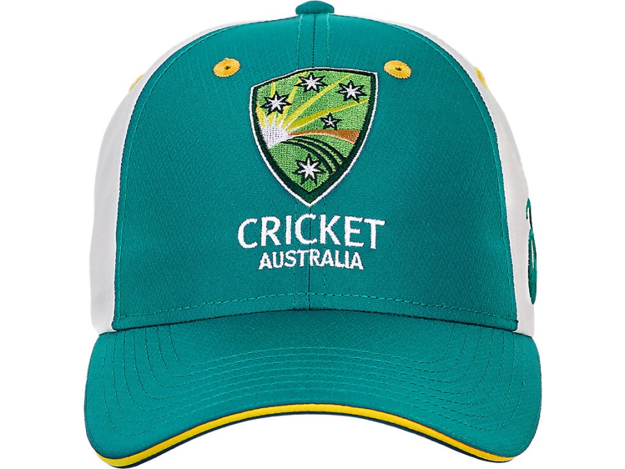 CRICKET AUSTRALIA REPLICA TRAINING CAP Jungle Asics