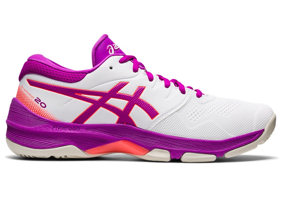 GEL-NETBURNER 20 (D WIDE) White-Orchid Asics