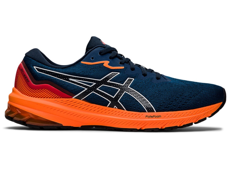 GT-1000 11 French Blue-Shocking Orange Asics