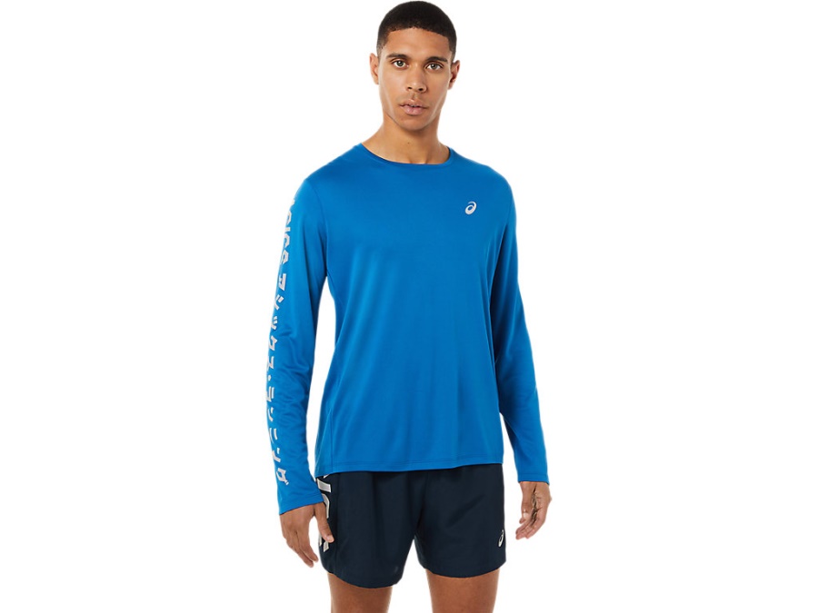 KATAKANA LONG SLEEVED TOP Lake Drive Asics