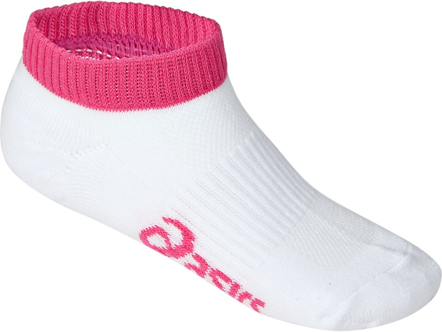 KIDS PACE LOW SOCKS Brilliant White-Pink Cameo Asics