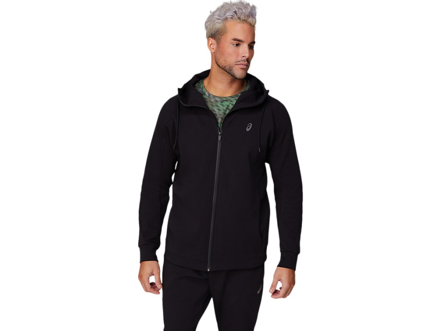 MOBILITY KNIT FULL ZIP HOODIE Performance Black Asics