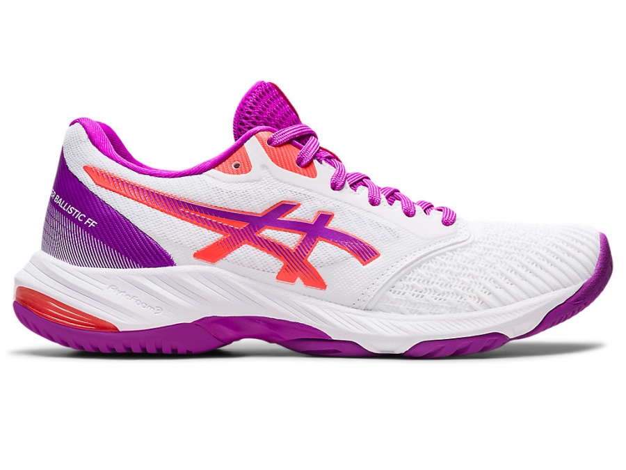 NETBURNER BALLISTIC FF 3 White-Flash Coral Asics