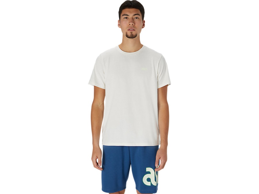 ONE POINT SHORT SLEEVED TEE Cream Asics