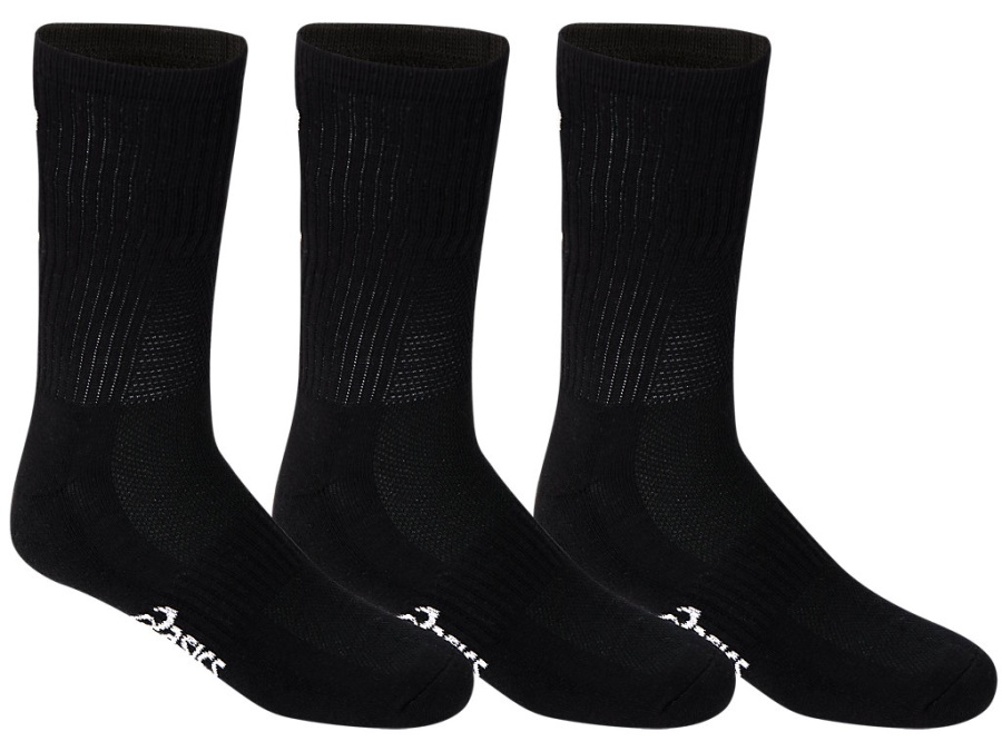 PACE CREW SOCKS 3 PACK Performance Black Asics