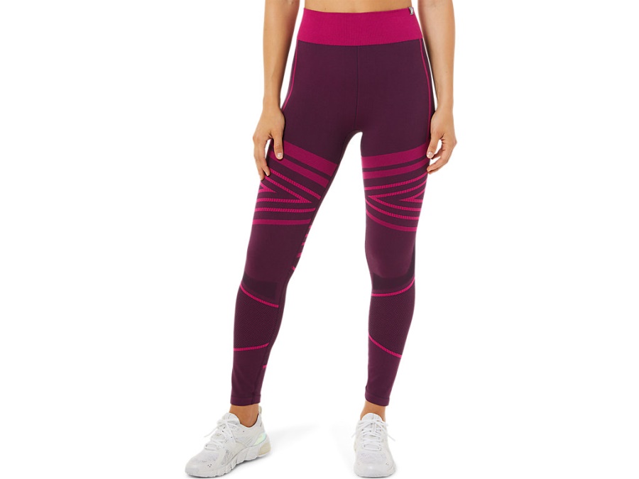 SEAMLESS TIGHT Deep Plum Asics