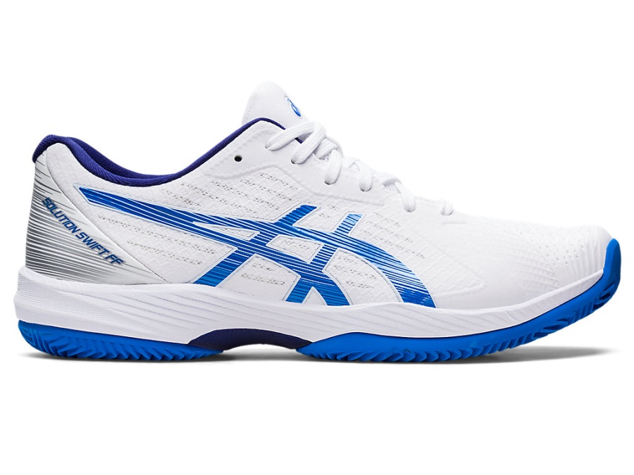 SOLUTION SWIFT FF (HERRINGBONE) White-Electric Blue Asics