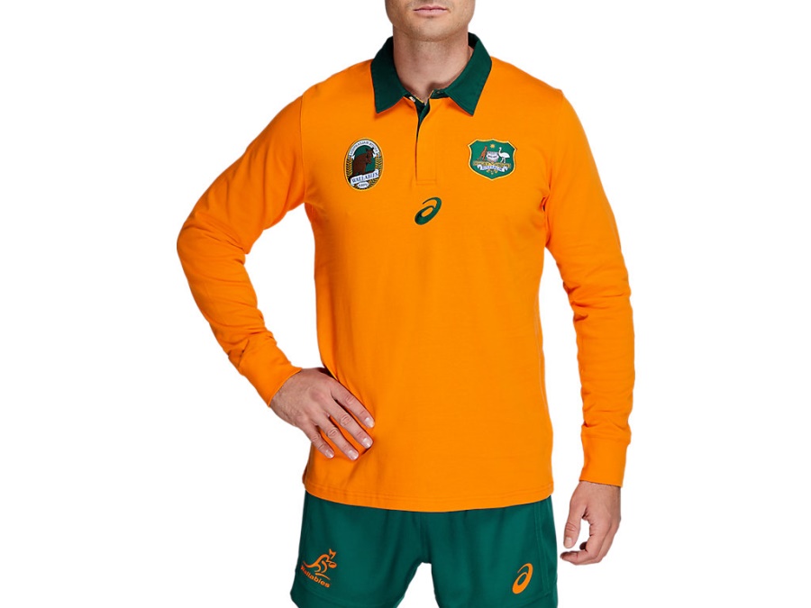 WALLABIES TRADITIONAL JERSEY Wallabies Gold Asics