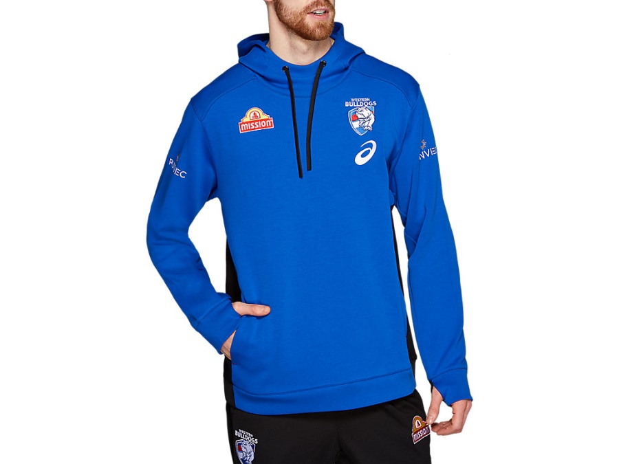 WESTERN BULLDOGS HOODIE Asics Blue Asics